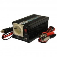 Inversor 12Vcc a 220Vca 400W con conector de mechero y 1 puerto USB-A - A-301/400-USB -  -  - 1