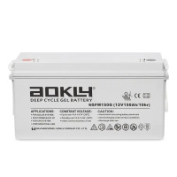 Bateria de gel de 12V 150Ah C10 ciclo profundo Aokly 6GFM150G - 1