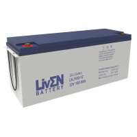 Batería gel híbrido 12V 150Ah C20 ciclo profundo Liven LVJ150-12 - LVJ150-12 -  -  - 1