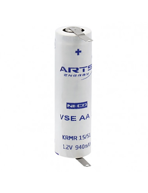 Bateria AA 1,2V 940mAh Ni-Cd Arts Energy série VSE - 2