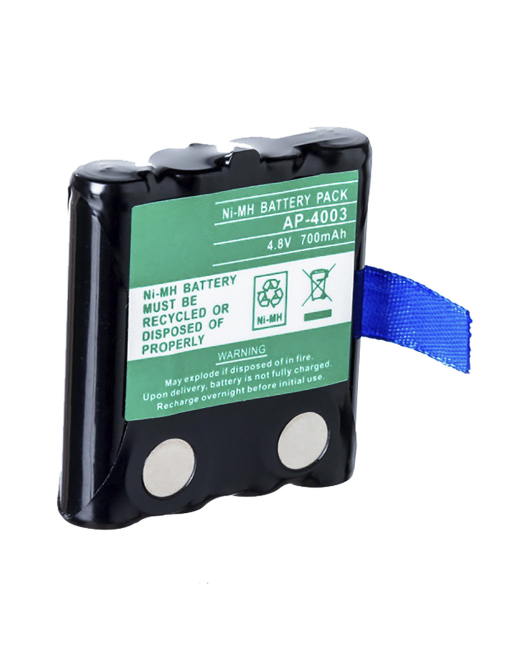 Batería compatible para Motorola T3, T5, T6, T7, T8, T40, T41, T50, T60, T61, T8 y XTR446. IXNN4002A, IXNN4002B 4,8V 700mAh - AP Batería compatible para Motorola T3, T5, T6, T7, T8, T40, T41, T50, T60, T61, T8 y XTR446. IXNN4002A, IXNN4002B 4,8V 700mAh - AP