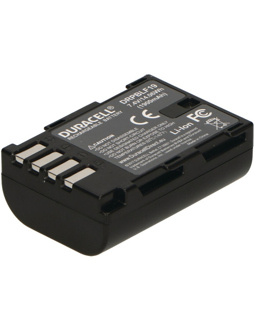 Bateria compatível Panasonic DMW-BLF19 7,4V 1900mAh 14,06Wh Duracell - 2