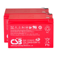 Pacote 2 baterias para Rascal Veo de 12V 15Ah C20 ciclo profundo CSB EVH12150 - 1