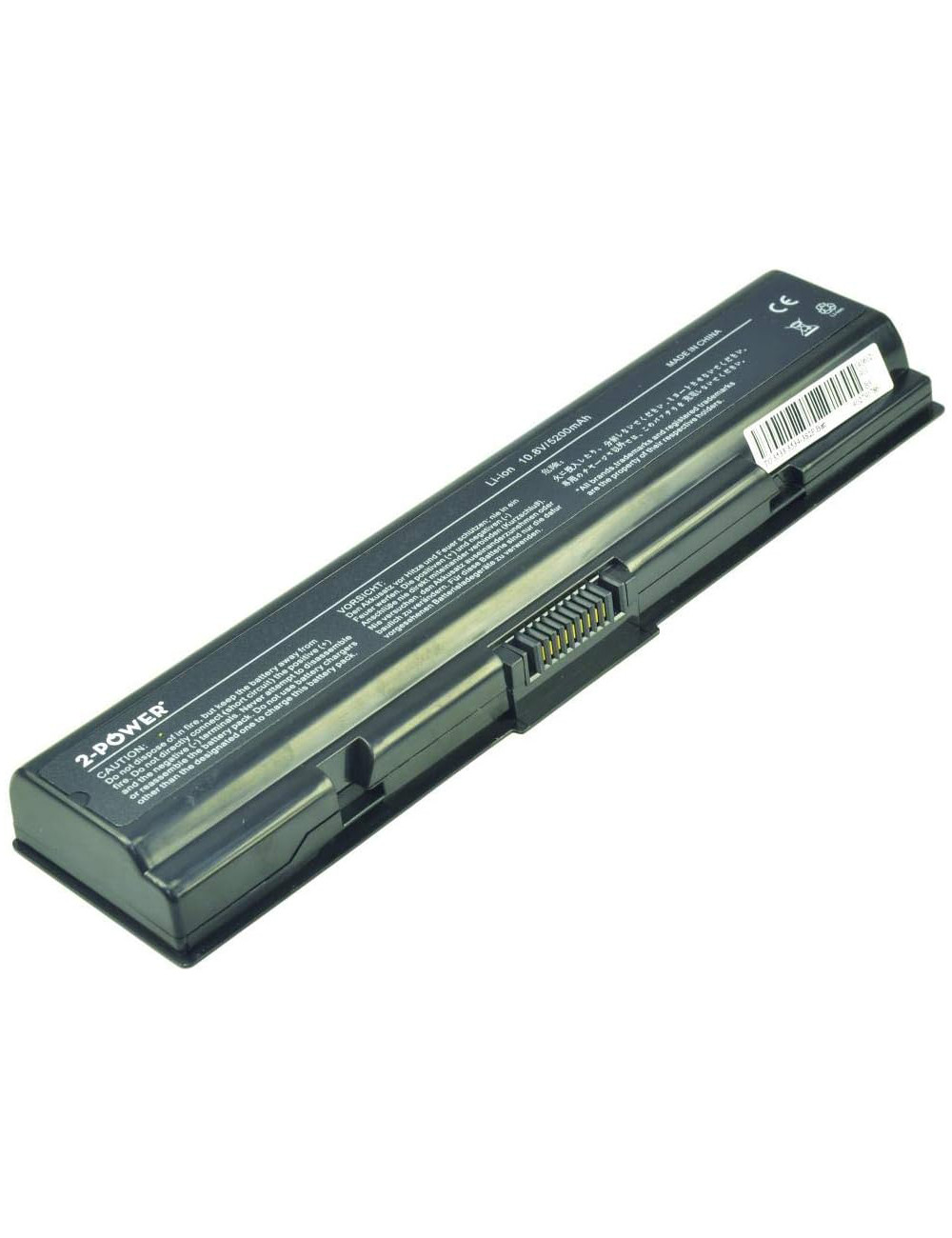 Batería compatible Toshiba PA3534U-1BRS, PA3533-1BRS 10,8V 5200mAh 6C 56 Wh 2-Power - CBI2062H - - 5055190132937 - 1 Batería compatible Toshiba PA3534U-1BRS, PA3533-1BRS 10,8V 5200mAh 6C 56 Wh 2-Power - CBI2062H - - 5055190132937 - 1