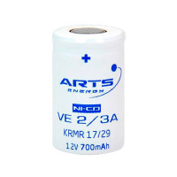 Batería 2/3A 1,2V 700mAh Ni-Cd ARTS Energy serie VE - VE 2/3 A -  -  - 1