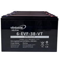 Bateria Mini Dumper Campeon E-MD500H (48V) pacote 4 baterias 12V 38Ah C20 6-EVF-38 (6-EVF-32,6-EVF-35, 6-EVF-36) - 1