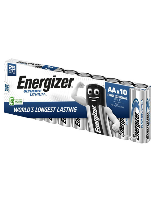 Energizer Ultimate Lithium AA pack profissional 10 unidades - 1