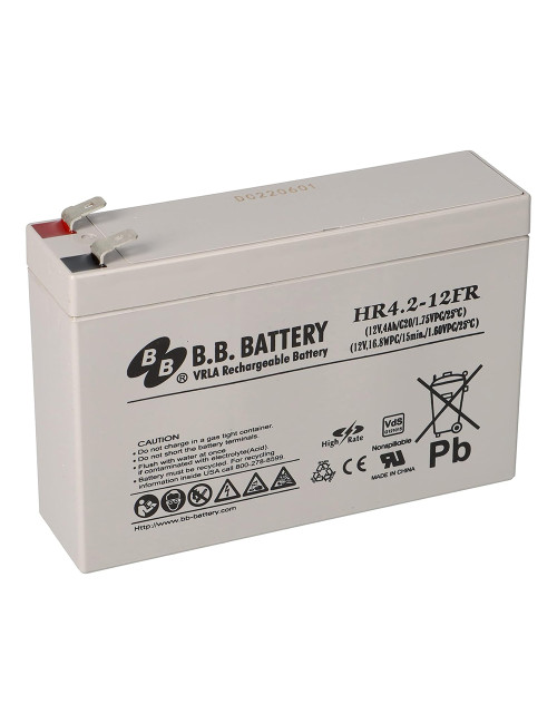 Bateria 12V 4,2Ah C20 F2 FR B.B Battery (equivalente a Panasonic UP-VW1220P1) - 1