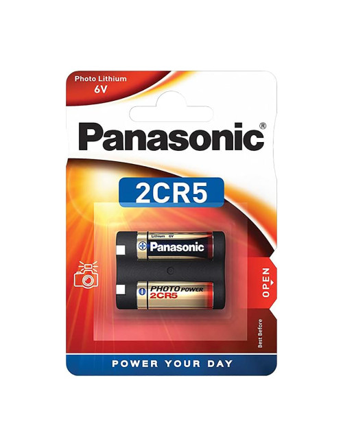 2CR-5 Pila de litio 6V Panasonic (blister 1 unidad) - 2CR-5L/1BP -  - 5410853017158 - 2