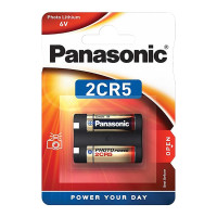 2CR-5 Pila de litio 6V Panasonic (blister 1 unidad) - 2CR-5L/1BP -  - 5410853017158 - 2