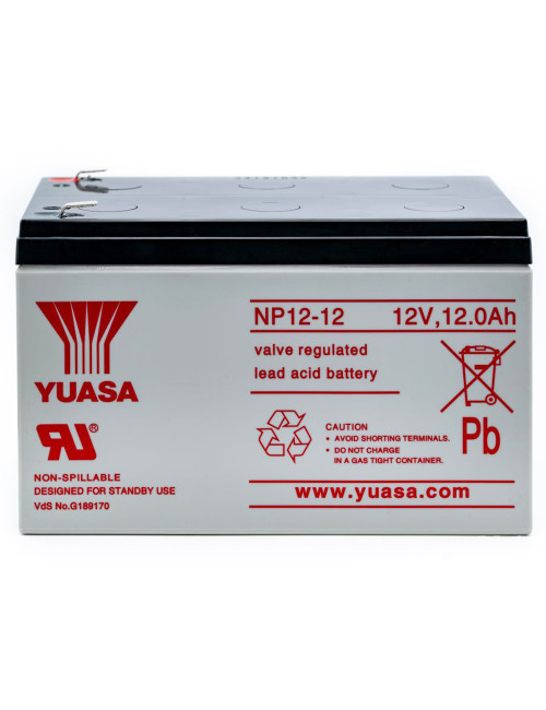Batería 12V 12Ah C20 F1 Yuasa NP12-12 - NP12-12 -  -  - 1