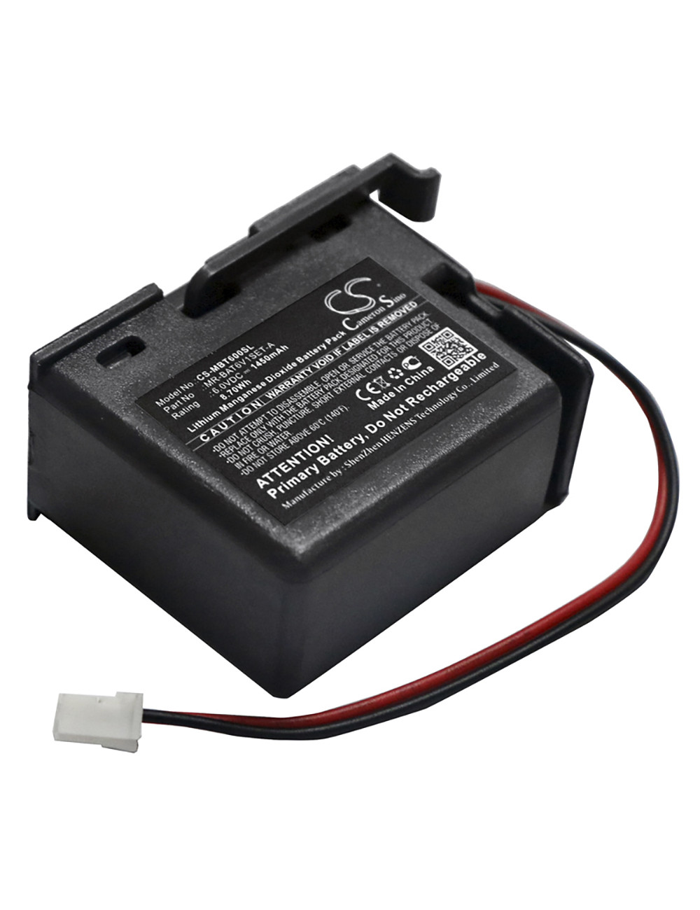 Batería compatible para Mitsubishi Melservo MR-J4 series 6V 1450mAh MR-BAT6V1SET-A - CS-MBT600SL -  - 4894128151937 - 1