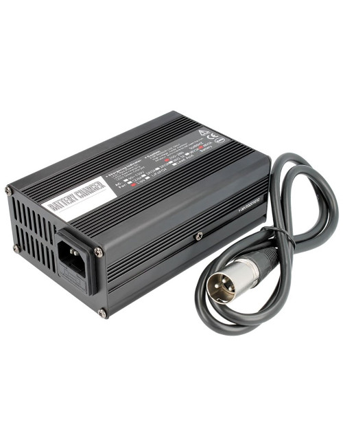 Cargador baterías de litio de silla de ruedas y scooter eléctrico de 24V (29,4V) 5A con conector XLR (3 pines) - LV-CHL5-24 XLR 