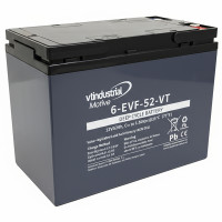 Bateria gel hibrido 12V 52Ah ciclo profundo Industrial Motive 6-EVF-52 - 1