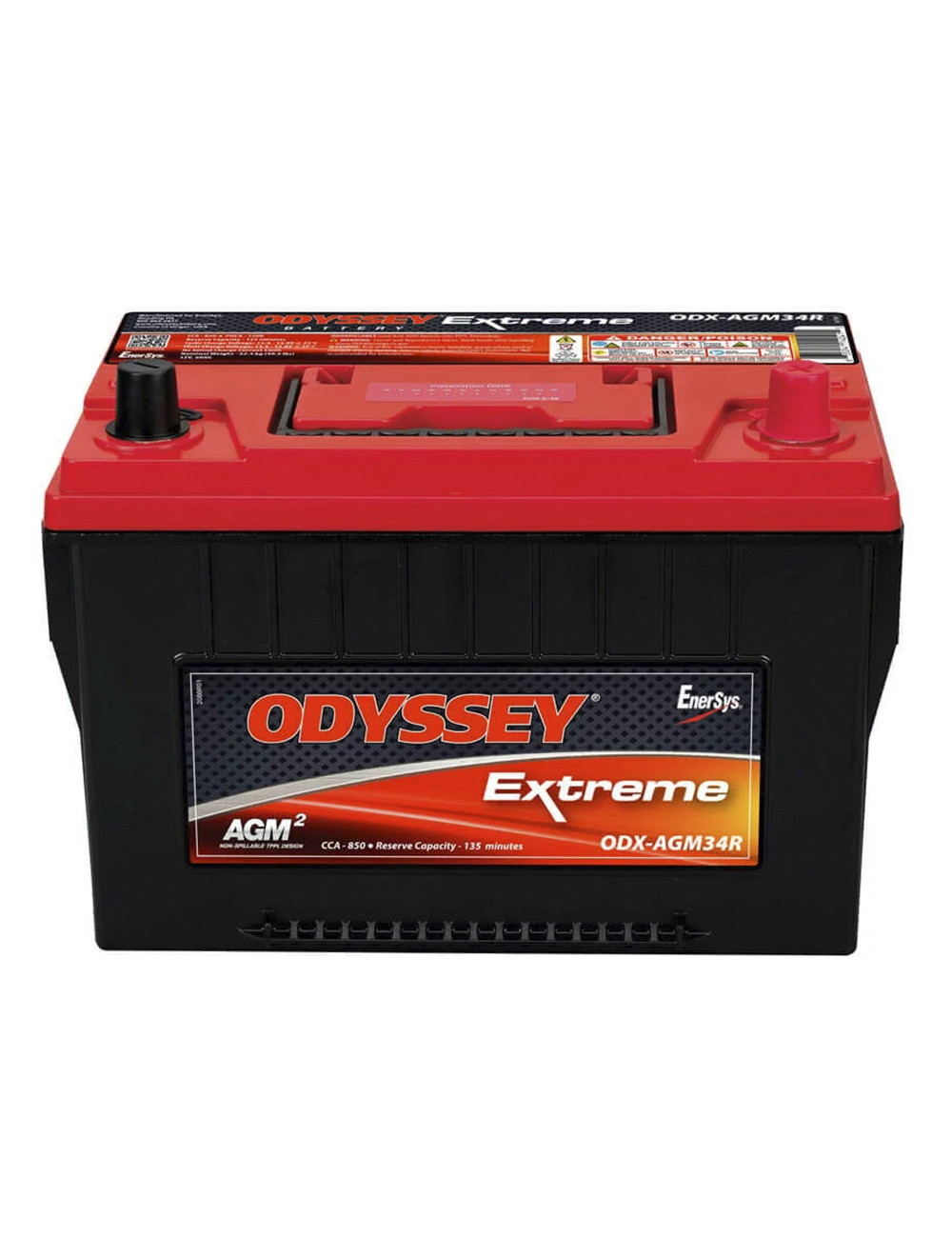Batería para Thermo King 12V 68Ah C20 850CCA Odyssey Extreme ODX-AGM34R (equivalente Service Part No. 2030777) - ODX-AGM34R -  -
