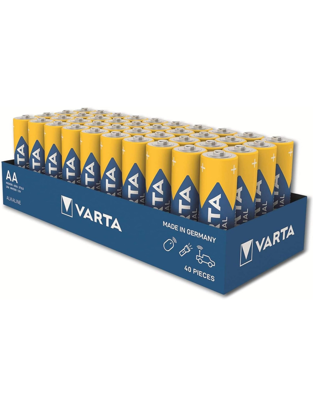 Pila alcalina LR6 AA Varta Pro Industrial (caja 10 x retráctil 4 uds) - 4006211354 -  - 4008496356560 - 1