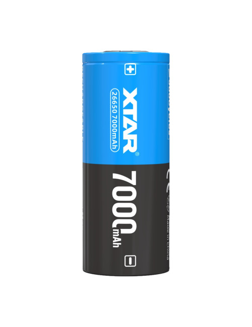 Bateria 26650 3,6V 7000mAh 10A de iões de lítio com circuito de proteção e trinco - 1
