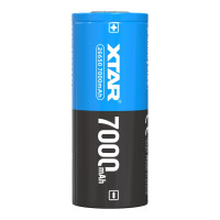 Bateria 26650 3,6V 7000mAh 10A de iões de lítio com circuito de proteção e trinco - 1