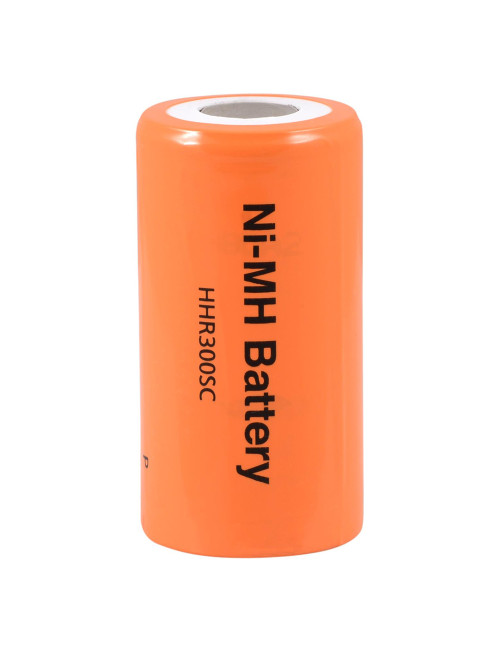 BK300SCP batería SubC (Cs) 1,2V 3050mAh Ni-Mh Panasonic alta descarga y carga rápida - BK300SCP -  -  - 2