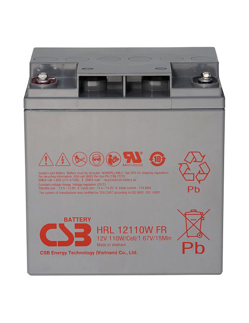 Bateria chumbo AGM 12V 110W/célula CSB série HRL - 1