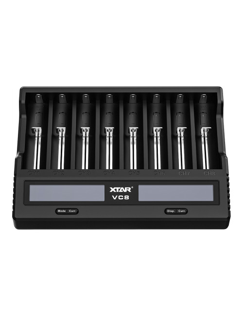 Carregador para 8 baterias lítio-ion, Ni-CD e Ni-MH XTAR VC8 - 3