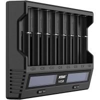 Carregador para 8 baterias lítio-ion, Ni-CD e Ni-MH XTAR VC8 - 4