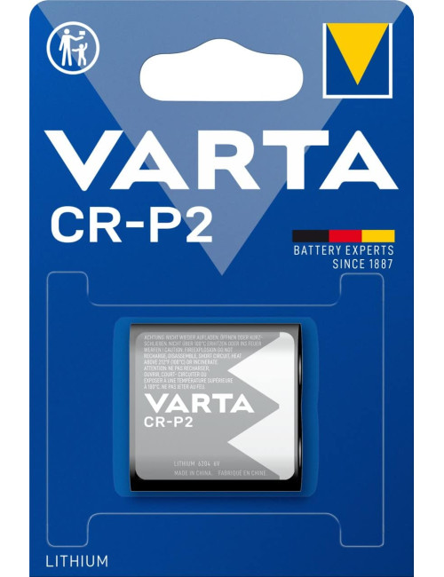 CR-P2 pila de litio 6V 1450mAh Varta (blíster 1 unidad) - 6204301401 -  - 4008496537242 - 1
