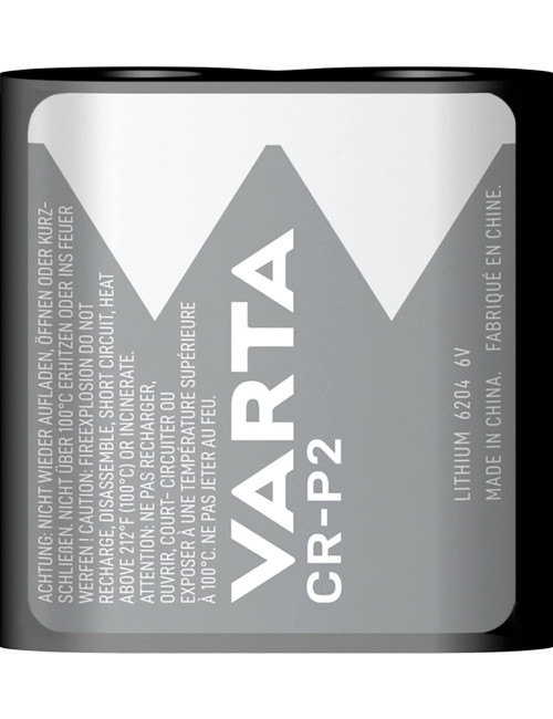 CR-P2 pilha de lítio 6V 1450mAh Varta (blister 1 unidade) - 2