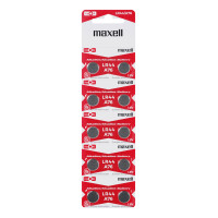 LR44 pila botón alcalina Maxell (blister 10 pcs) - MAXELL-LR44/B10 -  -  - 2