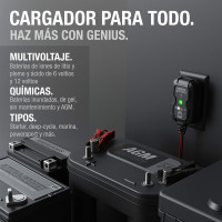Carregador e mantenedor de baterias 6V/12V 1A NOCO GENIUS1 - 2