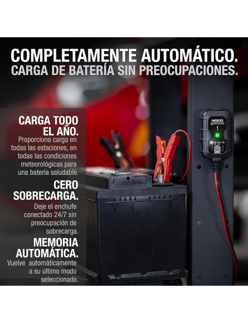 Carregador e mantenedor de baterias 6V/12V 1A NOCO GENIUS1 - 3