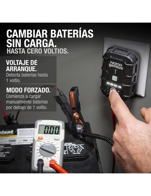 Carregador e mantenedor de baterias 6V/12V 1A NOCO GENIUS1 - 5
