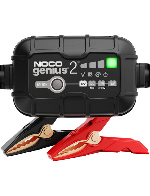 Cargador y mantenedor de baterías 6V/12V 2A NOCO GENIUS2 - 1
