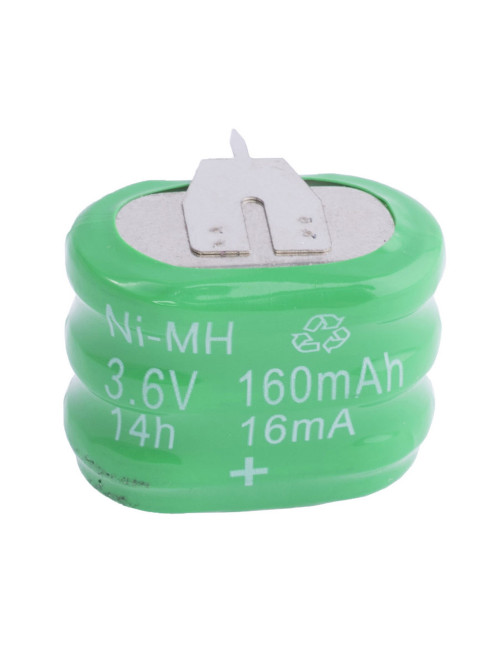 Batería 3,6V 160mAh con pines 2+1 para circuito impreso 3KH180E3A3H - KH180E3A3H -  - 2000000006154 - 3