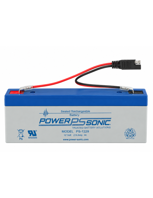 Bateria de longa duração para Magnetofield 100 Gauss y 50 Gauss de 12V 2,9Ah C20 Power Sonic PS1229L - 1