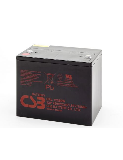 Batería plomo AGM 12V 280W/cell CSB HRL12280W FR - CSB-HRL12280W FR -  -  - 1
