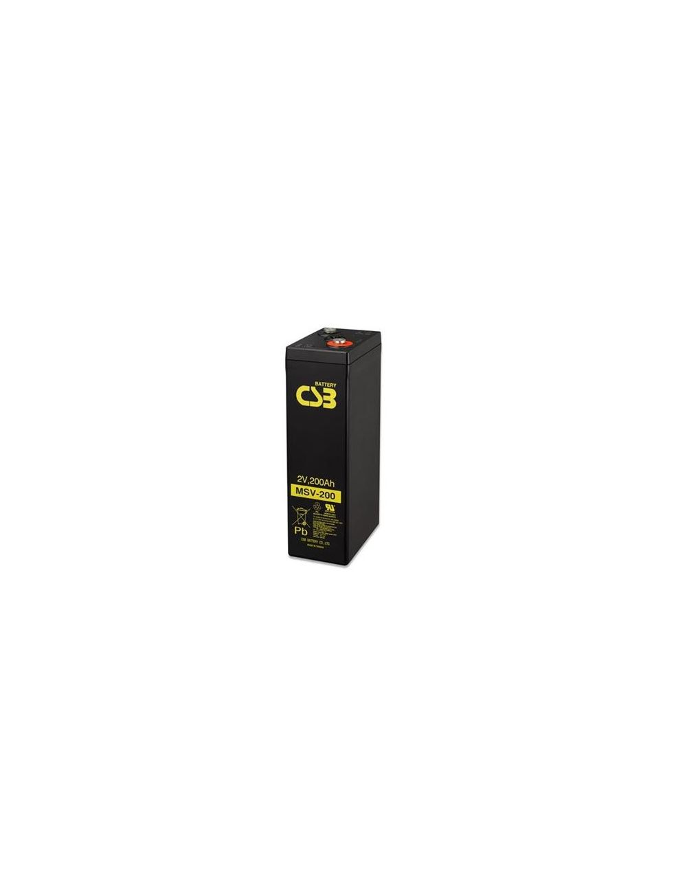 Bateria 2V 200Ah CSB série MSV - 1