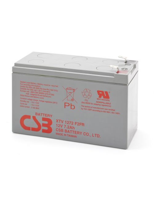 Batería plomo AGM 12V 72Ah CSB serie XTV - CSB-XTV1272 -  -  - 1