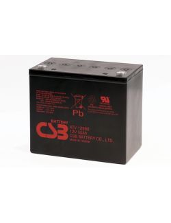Bateria de chumbo AGM 12V 55Ah CSB série XTV - 1