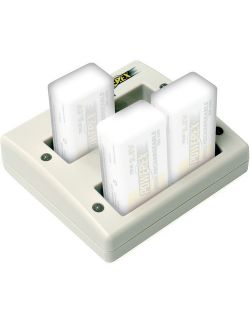 Cargador para pilas de 9V con 4 bancos de carga independientes, control de carga por microprocesador y adaptador para coche. - 1