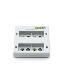 Cargador para pilas de 9V con 4 bancos de carga independientes, control de carga por microprocesador y adaptador para coche. - P